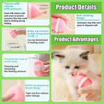 Anti biting food grade silicone nipple assembly for orphaned puppies