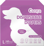 COCOYO Disposable Female Dog Diapers Small Size, 75 Count, Super Absorbent, Breathable, Wetness Indicator - Image 10