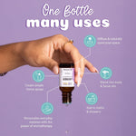 Aura Cacia lavender essential oil box packaging and label