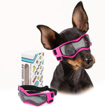 Dog Goggles Small Breed, Dog Sunglasses UV Protection Puppy Eyewear for Small Pet Outdoor Riding Driving, Black S - Image 10