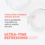 Person using Avène Thermal Spring Water on face