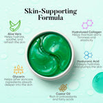 Bloomora cooling hydrogel eye mask jar container