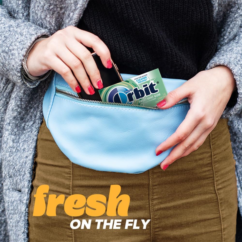 Orbit fresh breath dental defense sugarless chewing gum bundle