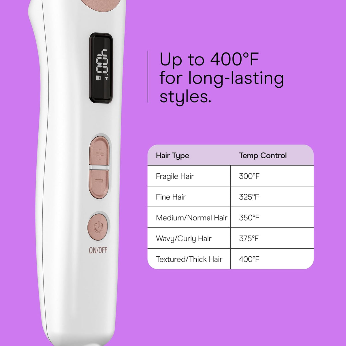 Conair hair straightener brush white color profile angle