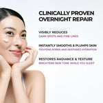 Jumiso Niacinamide 5+ Overnight Capsule Cream ingredients list close-up