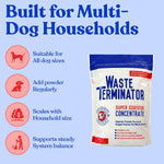Doggie Dooley pet digester powder label details