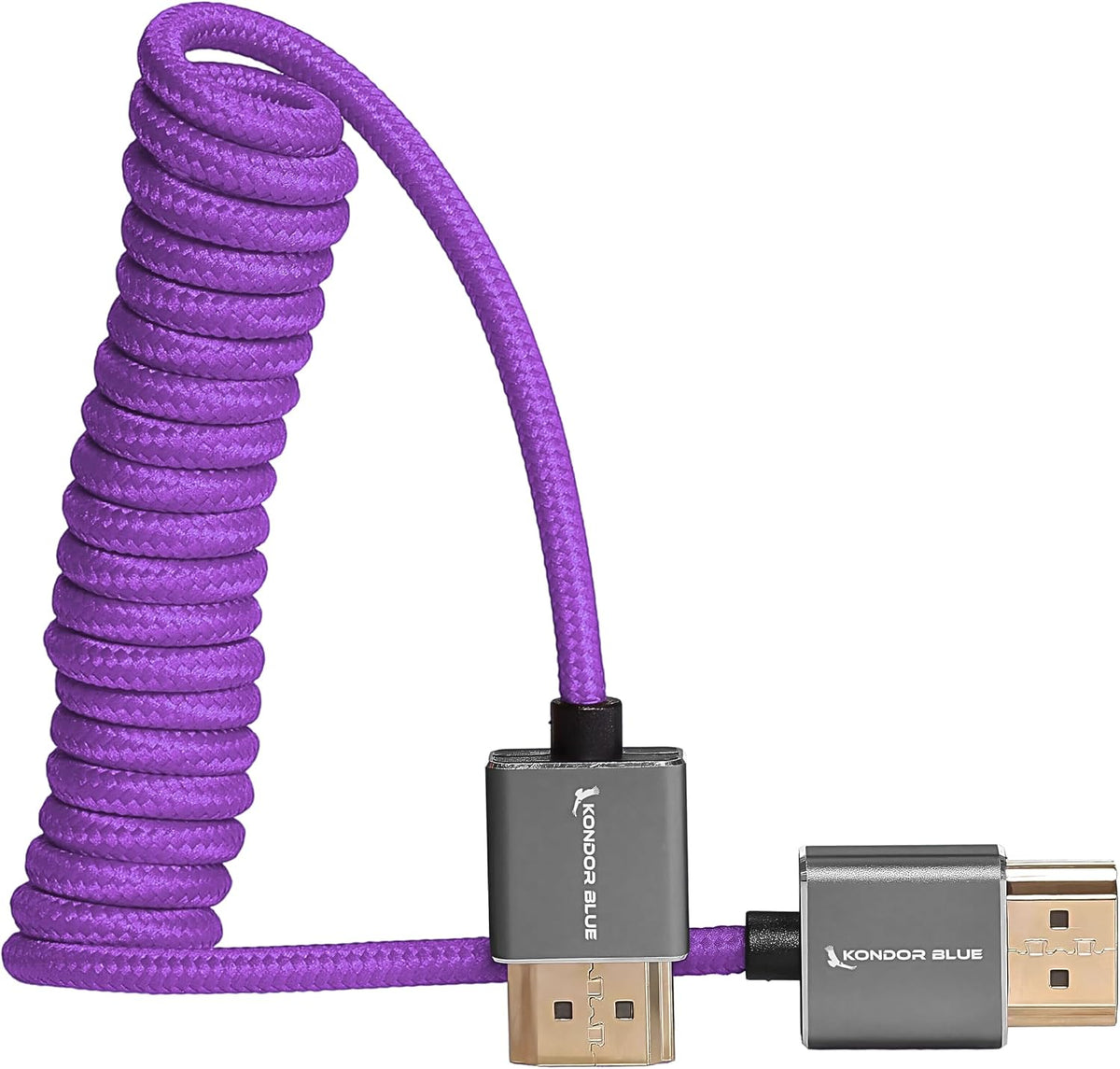 Kondor Blue Gerald Undone full HDMI coiled cable front view