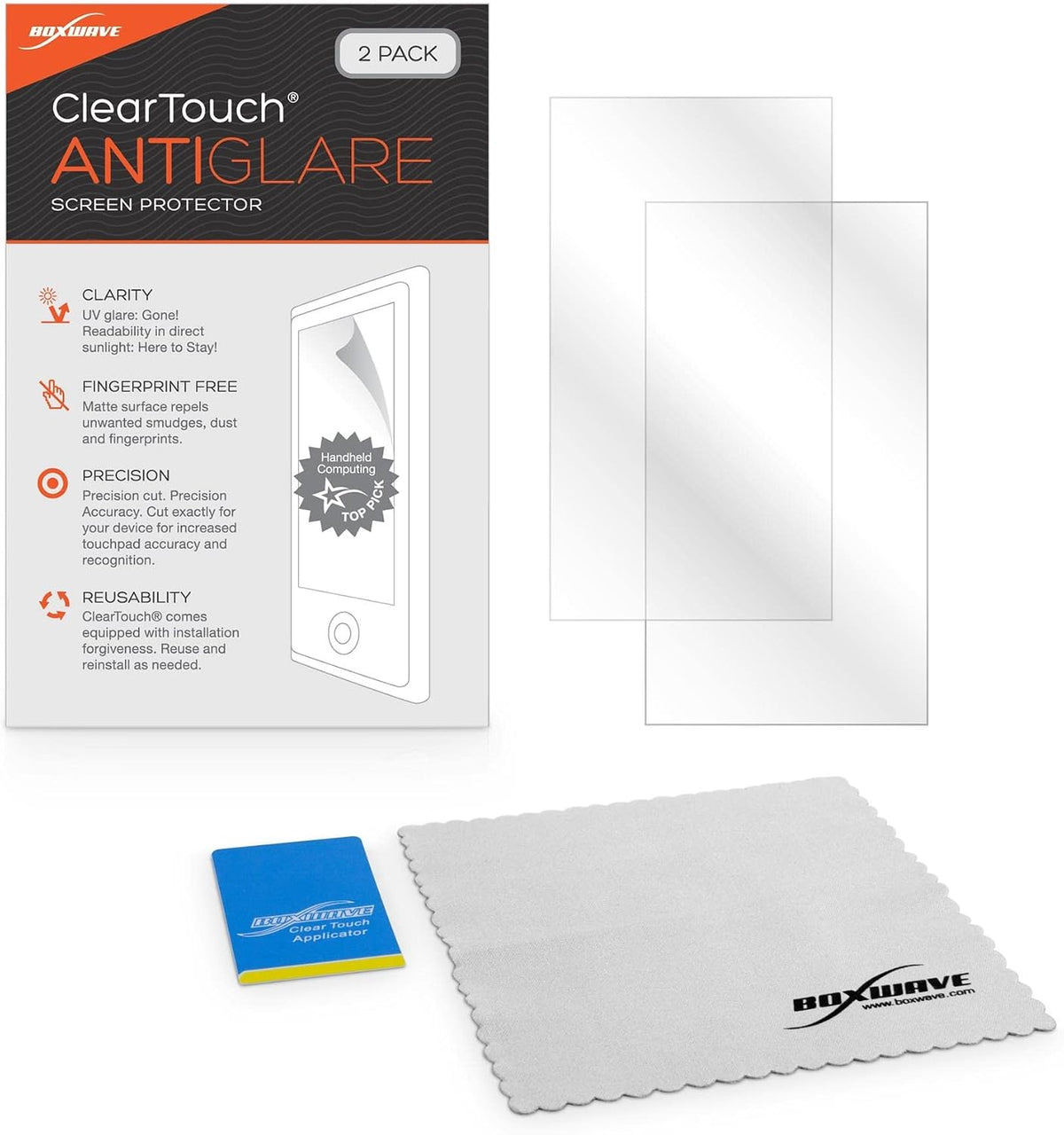 BoxWave Screen Protector Compatible with Sony Cyber-Shot DSC-HX99 - ClearTouch Anti-Glare (2-Pack), Anti-Fingerprint Matte Film Skin - Image 9