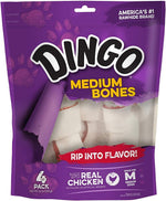 Authentic Dingo brand pet treats for plaque reduction