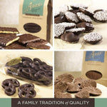 Asher's Chocolates holiday gift box design