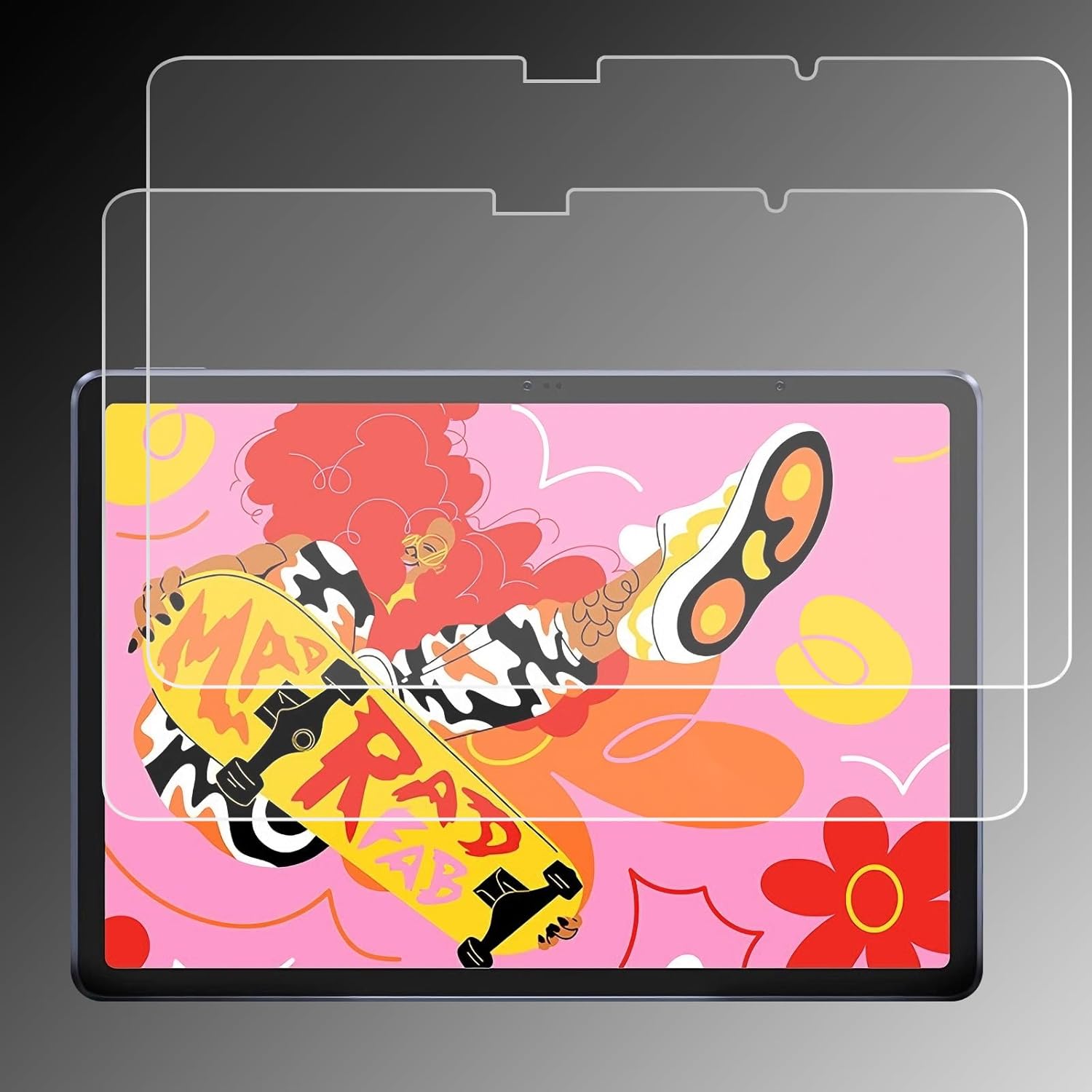 Laoshusheng anti-glare screen protector for XP-Pen Magic Drawing Pad front view