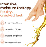 Bloomora hydrating foot socks ingredients label close up
