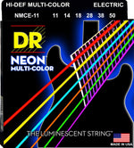 DR Strings HI-DEF NEON electric guitar strings front packaging view