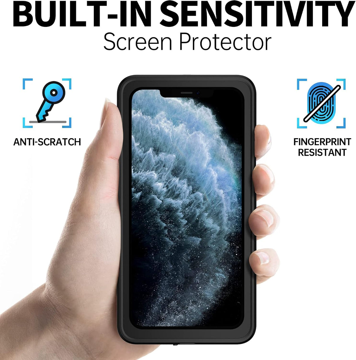 BEASTEK case dropped showcasing shockproof drop resistance
