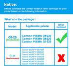 LCL compatible ink bottles cyan magenta yellow packaging