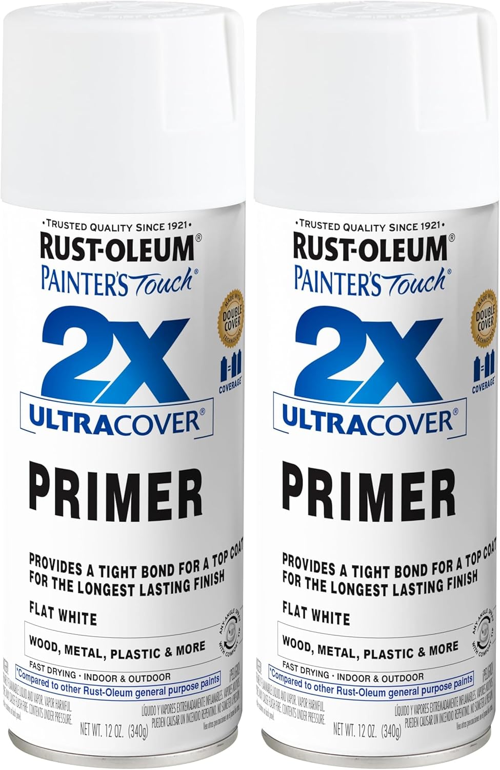 Rust-Oleum Painter's Touch 2X Ultra Cover Spray Primer, Flat White - Image 11