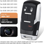 Keyecu automotive smart key back housing without logo