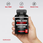 Dorado Nutrition Nitric Oxide vegan certified label