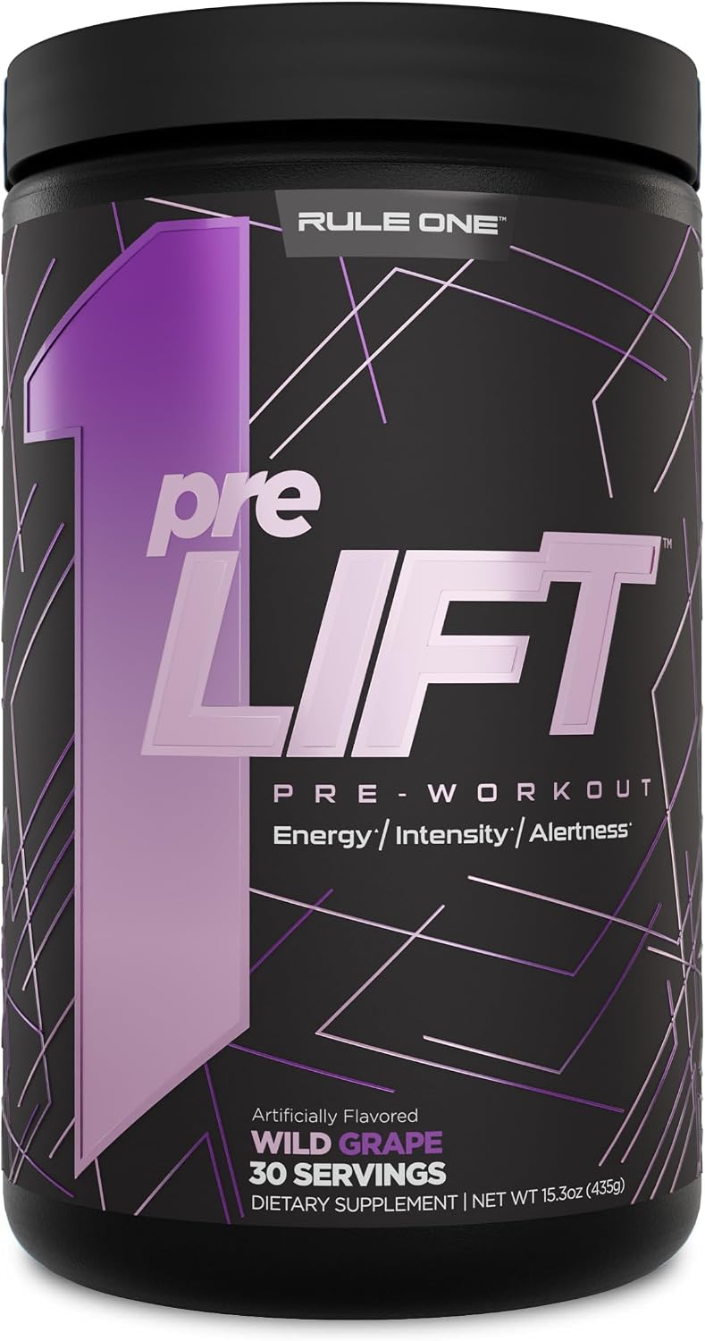 Rule 1 Proteins preLIFT Pre-Workout, Snow Cone, 30 Servings | 6g Citrulline, 3.2g Beta Alanine, 3 Caffeine Sources + 20 Others for Energy, Alertness, & Endurance - Image 12