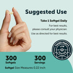 Micro Ingredients vitamin supplement coconut oil softgels close up