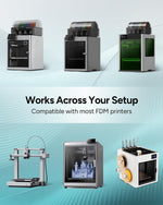 Comparison of smooth matte surface finish on printed object
