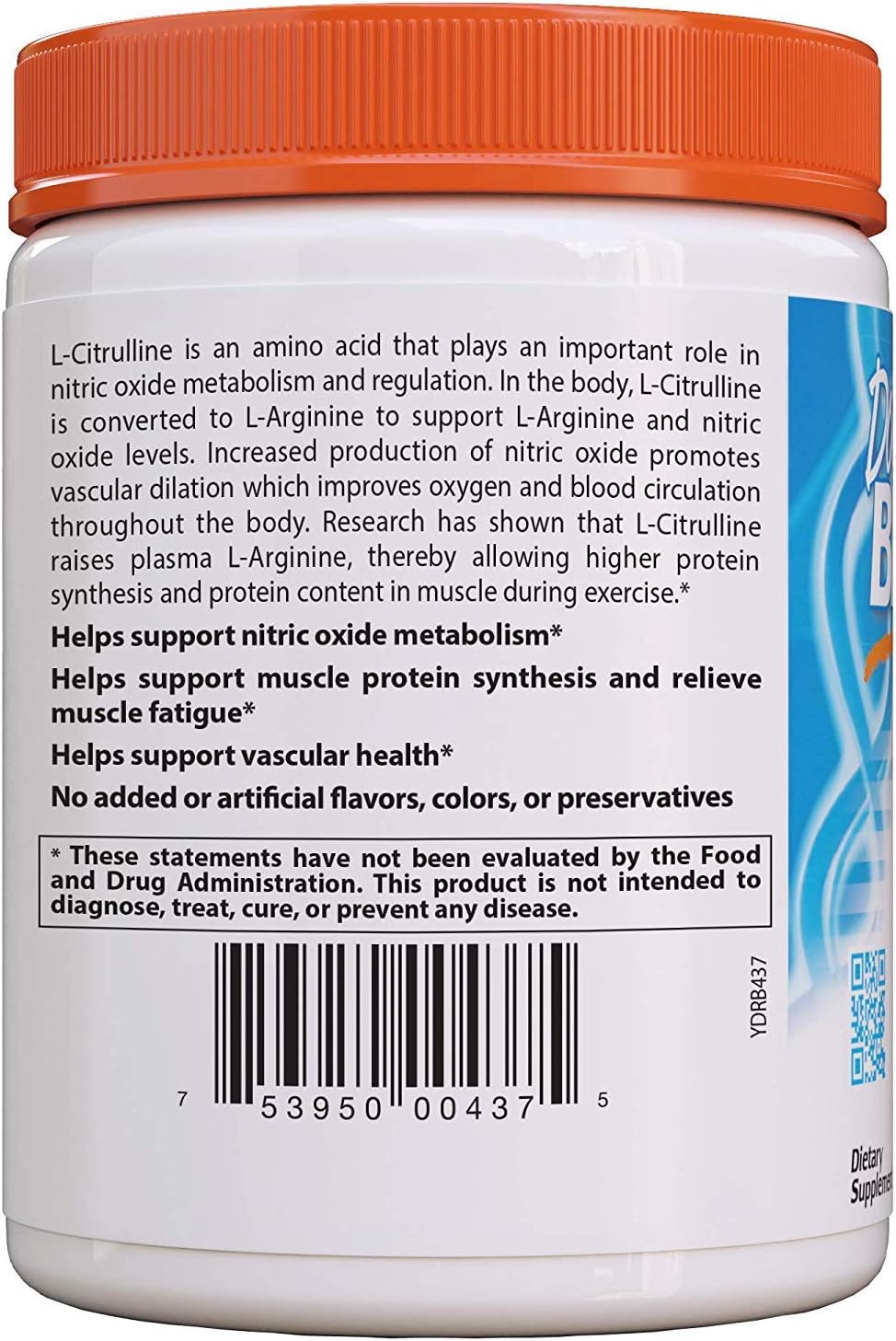 Doctor's Best L-Citrulline Powder serving scoop illustration