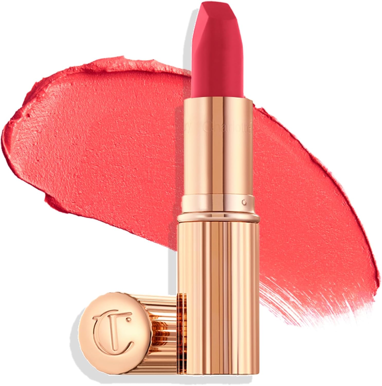 Charlotte Tilbury Matte Revolution Lost Cherry lipstick front view