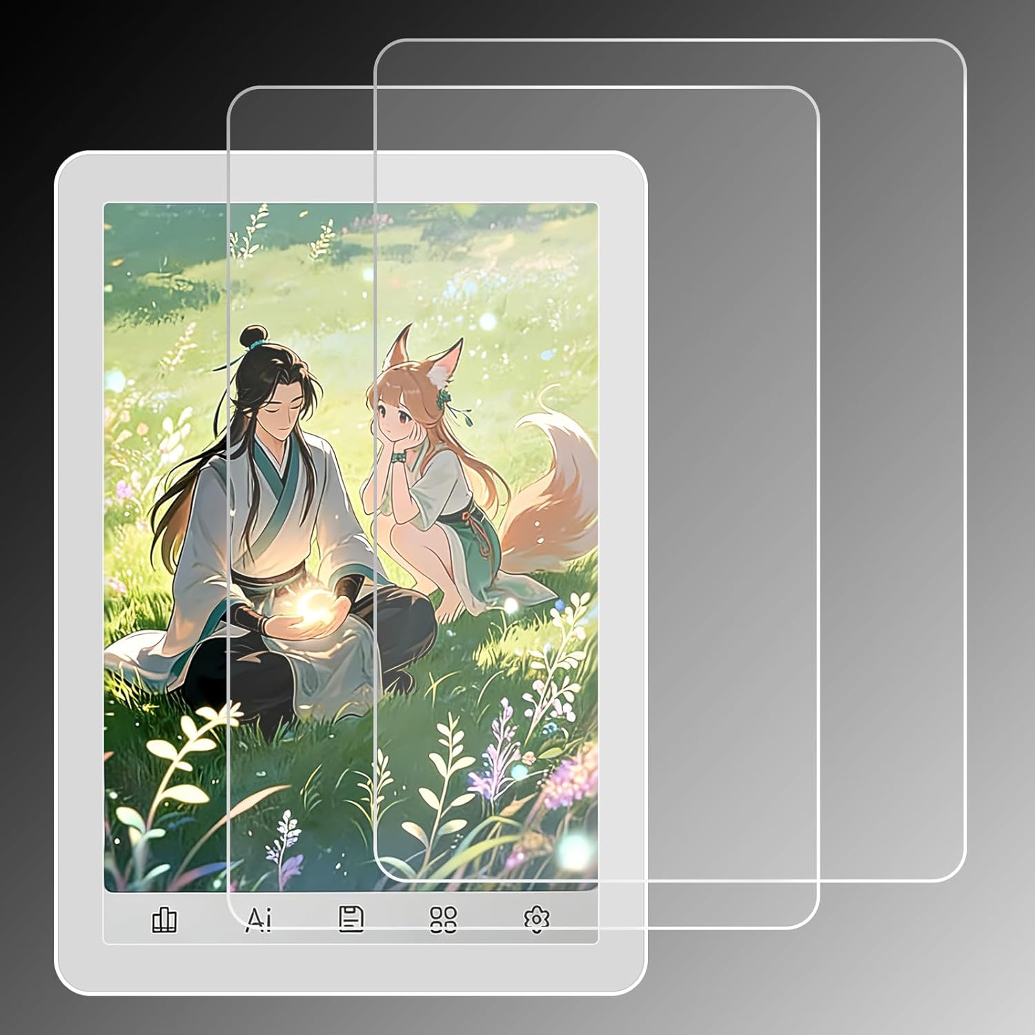 Laoshusheng Bigme B6 Color screen protector front view packaging