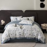 HighBuy Boho Cotton Floral Printed Pattern Bedding Set Twin for Kids Girls Garden Cute Comforter Quilt Duvet Covers with Zipper Closure Lightweight Soft Cottagecore Duvet Cover Sets Reversible - Image 14