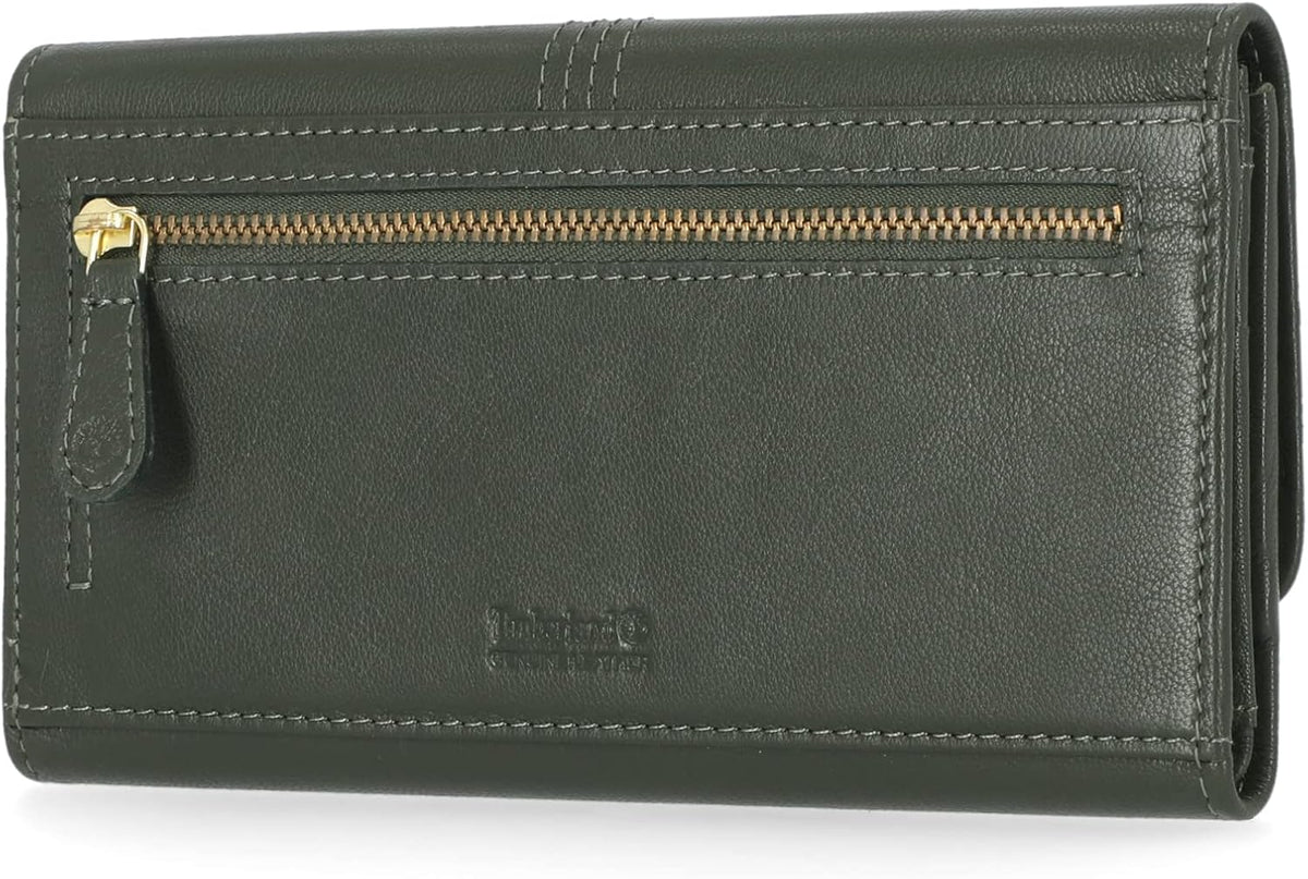 Timberland organizer wallet grape leaf color detail