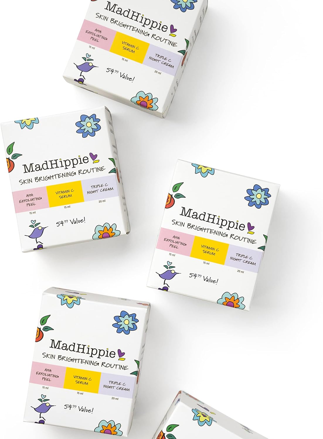 Mad Hippie Skin Brightening Kit - Vitamin C Serum, AHA Exfoliating Peel + Triple C Night Cream, Travel Essentials - Image 9
