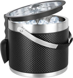 3.2L Double Wall Stainless Steel Ice Bucket for Parties with Lid, Scoop | For Cocktail Bar and Champagne, Wine Chilling - Image 9
