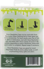 Close-up of flexible green silicone material and texture