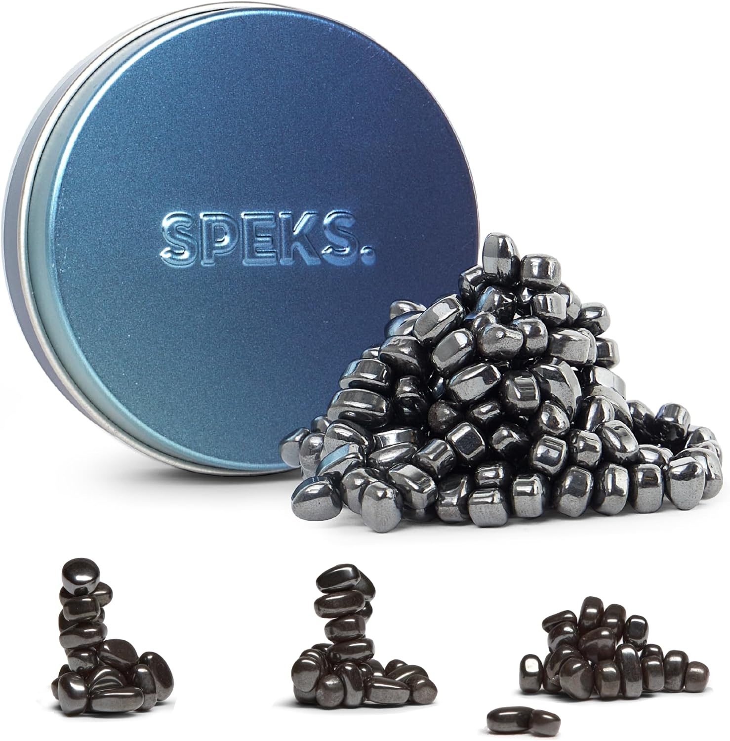 Speks Original Crags Ferrite Putty in blue metal tin front view