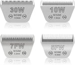 10W Wide Pet Dog Grooming Detachable Blades, 1/16" (1.5mm) | Compatible with Andis, Oster A5, Wahl KM10 Clippers, Fit for larger animals - Image 13