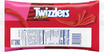 TWIZZLERS Cherry flavored pull apart licorice candy strands close up