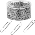 Joyberg 280 Pcs Large Paper Clips front view showing container and clips