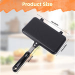 MEKOTRIN non stick grill pan open showing plates