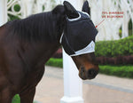 Close up of 3D eye visor on T Teke horse fly mask