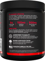 Rule 1 Charged Creatine ingredient blend breakdown graphic