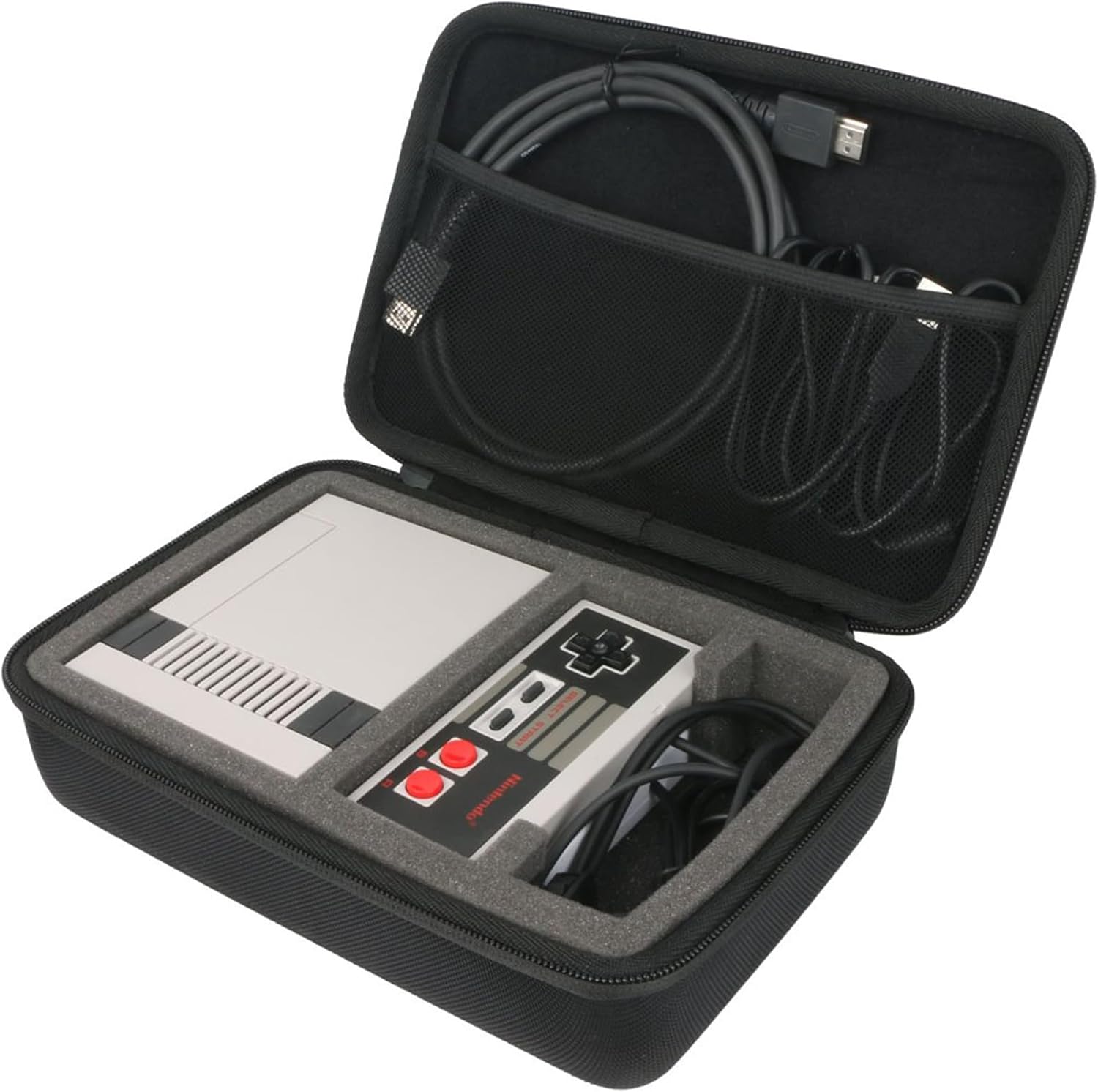 Khanka Hard Travel Case for Nintendo NES Classic Mini front view