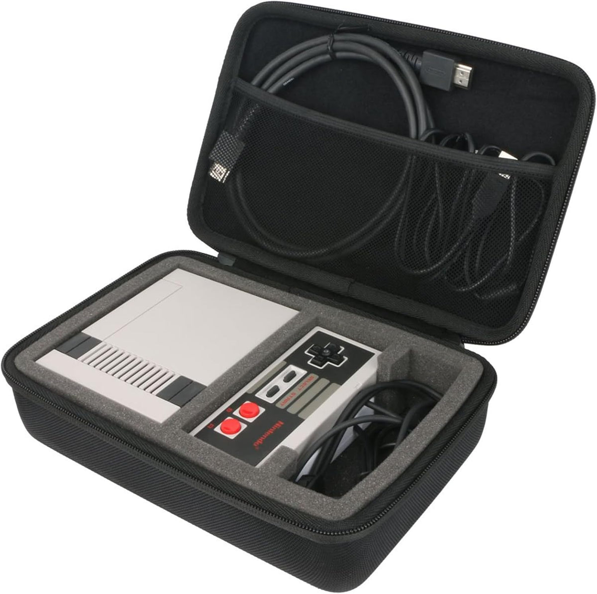Khanka Hard Travel Case for Nintendo NES Classic Mini front view