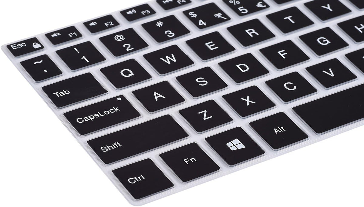 Keyboard Cover Skin for Dell XPS 13 9305 2021/ Dell XPS 13 9380 / Dell XPS 13 9370 9365 13.3" Laptop, Dell XPS 13 Accessories, Black - Image 2