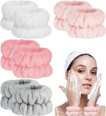Wrist Bands for Washing Face, Arm Face Wash Wristbands, Wrist Towels Cuffs for Washing Face, Wrist Water Catcher, Microfiber Spa Skincare Sweat Wristbands for Women - Image 10