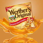 Werther's Original classic caramel hard candy bag pack of four.