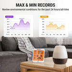 TempPro temperature and humidity gauge in home setting