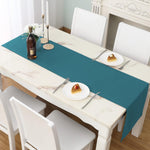 Dark Green Table Runner 14x72 Inch Solid Color Thick Polyester Decorative Cloth Handcrafted for Wedding Party Birthday Graduations Hotel Restaurant Banquet Catering Services Event Forest Green - Image 10
