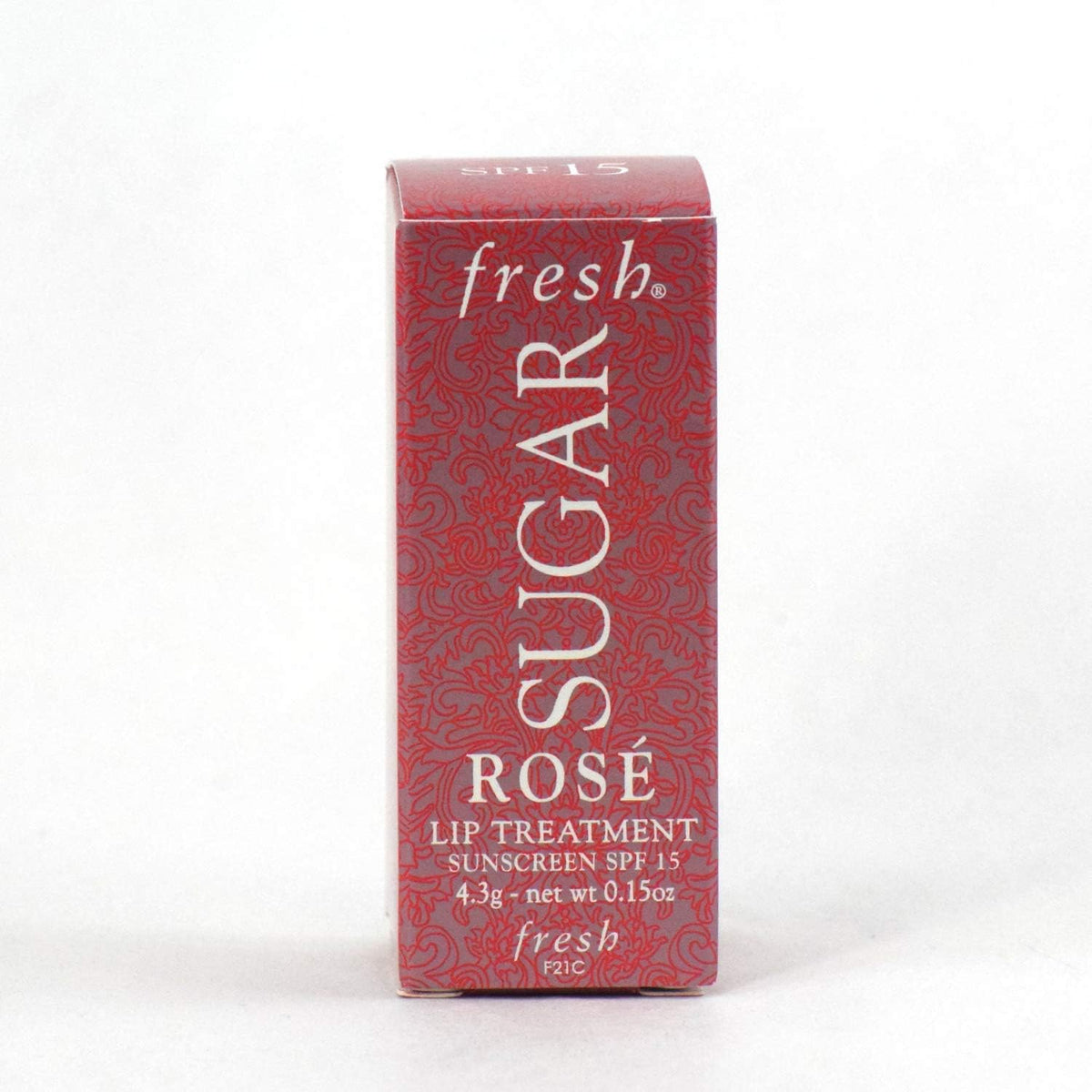 Fresh Sugar Lip Treatment SPF 15 swatch on skin showing sheer color
