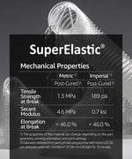 Clear flexible 3D printed model using 60A resin