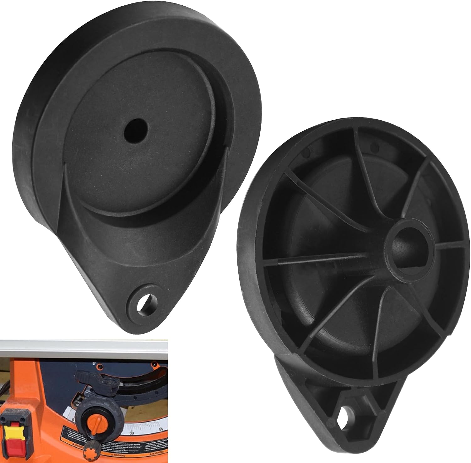 EZYPAK table saw hand wheel front view